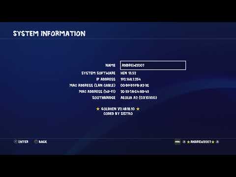 PS4 13.52 Spoofed Jailbreak