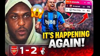 ARSENAL SLIP UP IN THE TITLE RACE, CAN CITY CAPITALISE?? | ARSENAL 1-2 BOURNEMOUTH | EPL REACTION!!!
