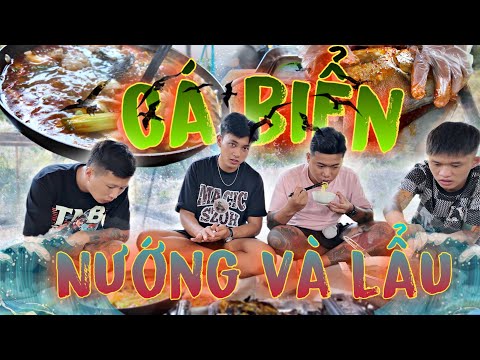 Đem Cá Biển Siêu To Về Chòi Làm Món Lẩu Và Nướng Cực Kì Hấp Dẫn | Thanh Nhã TV