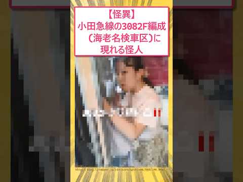 【怪異】小田急線の3082F編成の妖精ガチで怪人だったwww #2ch面白いスレ