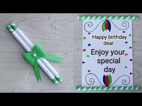 DIY - Happy Birthday Card | Handmade Birthday Card | Greetings Card