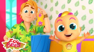 Peek A Boo Song, Fun Kids Nursery Rhyme for Toddlers and Babies