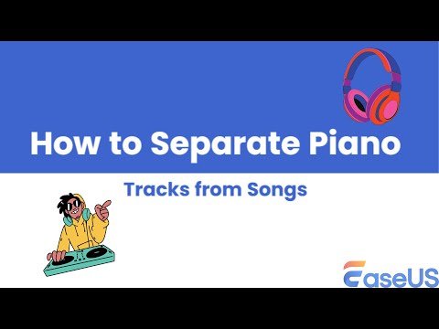 Best Way to Separate Piano Track from Audio Files👍Let's Learn!