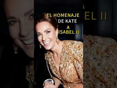 Kate Middleton y su Vestido Dorado El Homenaje Secreto a la Reina 👑✨