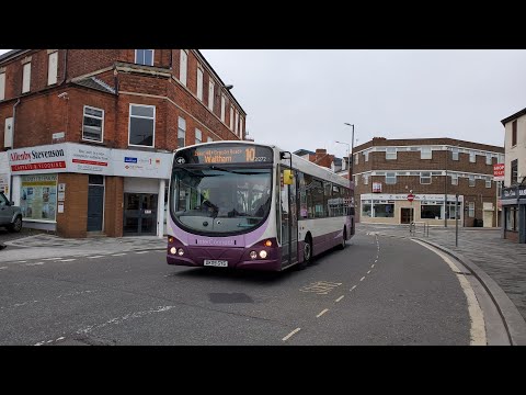 Buses at Grimsby Riverhead Exchange (12/05/2023)