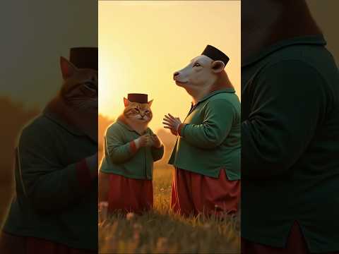 Cat & Cow Story| মোটা বিড়াল ও গরু #shorts #funny #viral #sigma #cosplay #ai #trending #viralvideo