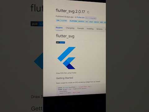 Flutter Doesn't Support SVG Images