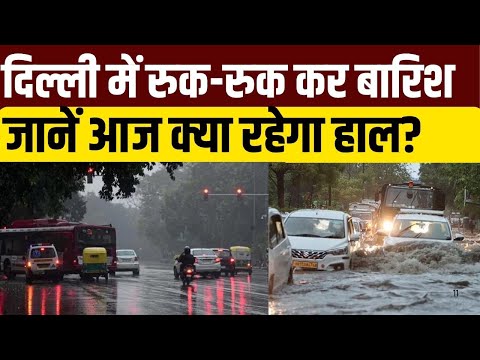 Delhi-NCR Heavy Rain News LIVE: दिल्ली-NCR में बारिश, जानिए आज कैसा रहेगा मौसम? | Weather News