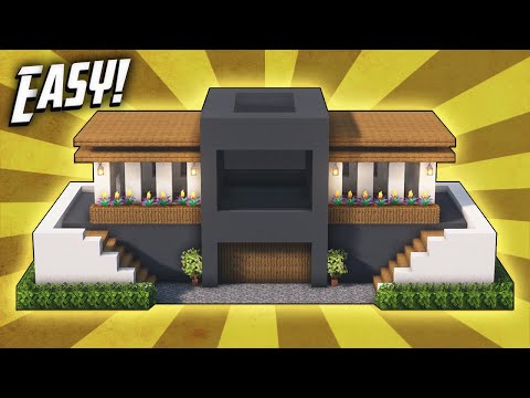 Minecraft: How To Build A Large Modern House Tutorial (#46)