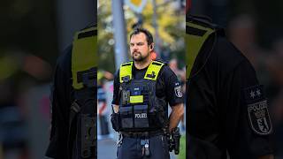 God bless German Police Officer 🇩🇪🫡#GermanPolice #PoliceOfficer  #photography #Germany