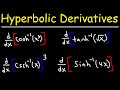 Derivatives of Inverse Hyperbolic Functions