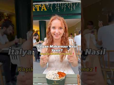 İtalyan Makarnası Kaşık İle Yenmez❗️Che Figata🍝