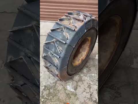 capa de ferro para o pneu do trator não furar