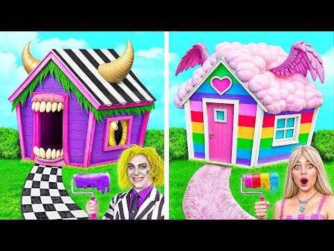 Beetlejuice vs Barbie Una Casa De Color Desafío Multi DO Smile