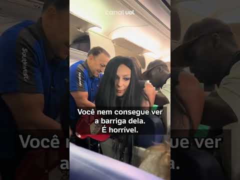 Mulher agride passageira durante voo nos Estados Unidos; vídeo flagra o momento