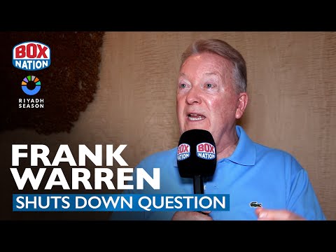 “I Am Sick Of Hearing This Rubbish!” – Frank Warren Goes In On Dubois-Parker