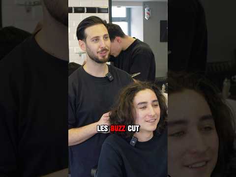 Il coupe tout avant son premier date. #barber #buzzcut #coiffure