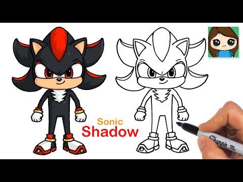 How to Draw Shadow the Hedgehog | Sonic