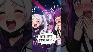 Frieren and Fern at The BTS concert