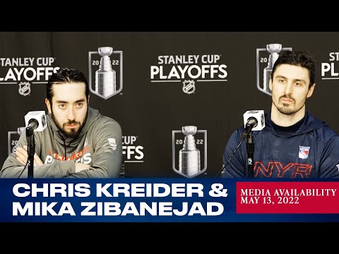 New York Rangers: Chris Kreider & Mika Zibanejad Postgame Media Availability | May 13, 2022