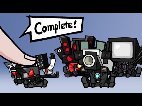 카와이 스키비디 토일렛 애니메이션 컴플리트 |  Anime Chibi skibidi toilet vs finger animation COMPLETE