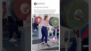 Her Squat Was TEXTBOOK! 🥰