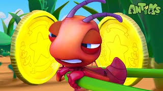 Chocolate Coins Chase! 🪙 | Funny Food Cartoons | Kids Videos | Antiks 🐜🌿