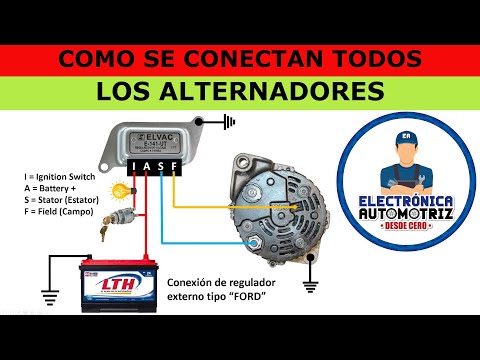 CONEXIONES  DE LOS DIFERENTES TIPOS DE ALTERNADORES  🚗🚗🚗