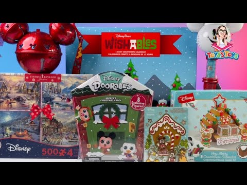 Unboxing and Review of Disney Christmas Holiday Edition Mickey And Friends Toy Collection