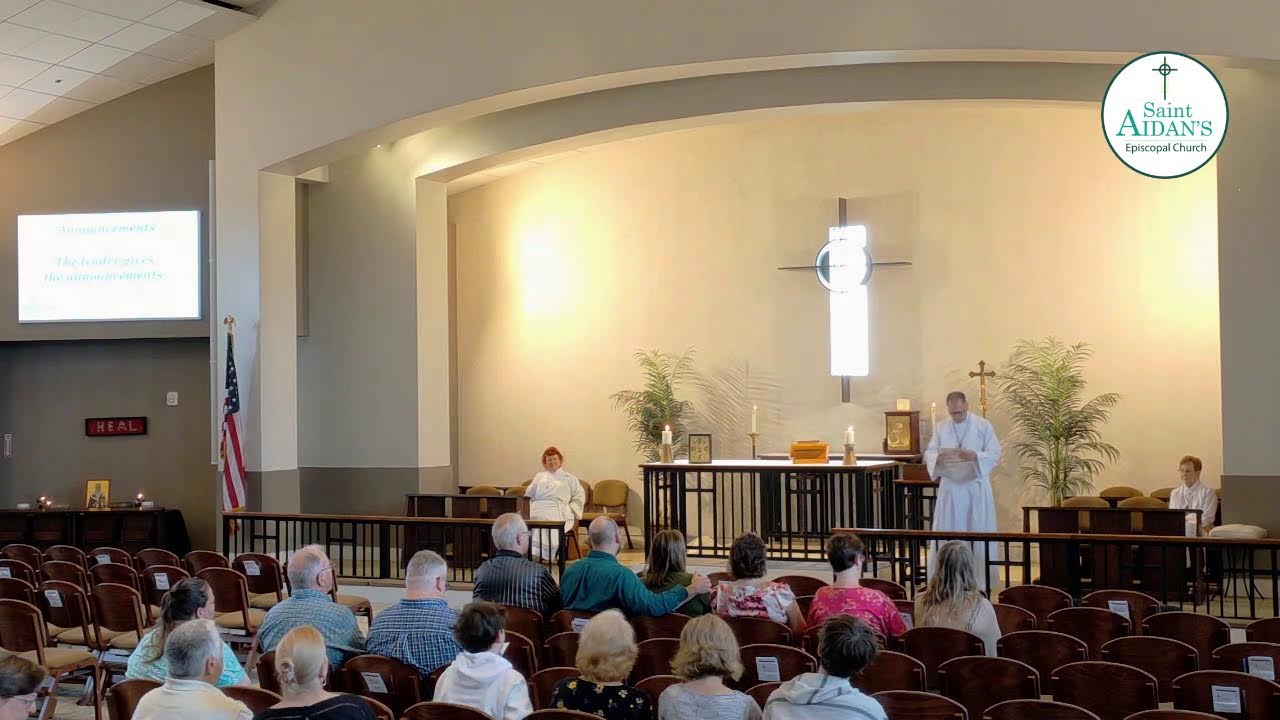 Welcome to Saint Aidan's 10:30 AM Service!

Good morning, everyone! We're so glad you're joining us for worship today. Whether you're a regular attendee or new to our community, we're thrilled to have you here.

Ways to Engage:
Share your prayer requests: We'd love to lift you up in prayer. Please feel free to share your prayer requests in the comments section.

Support our ministry: If you'd like to support us and our mission, you can donate at https://www.aidanschurch.org/giving/

Let's open our hearts and minds to God's presence as we worship together.

We operate under CCLI music streaming license number 22324253, Size C.