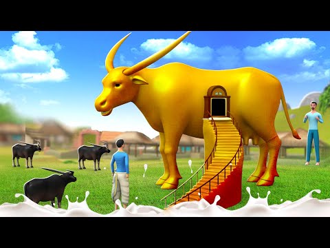 মহিষ সোনার ঘর - Buffalo Golden House Golpo | 3D Animated Bangla Stories | Maa Maa TV Bengali