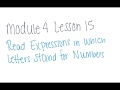 Operations and Expressions in Mathematics