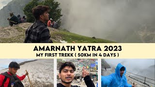 First Trekk Of My Life | Amarnath Yatra 2023 ( Adventures Experience )