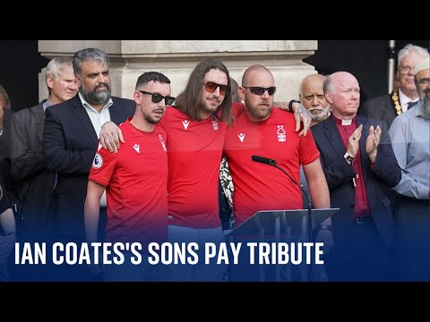 Nottingham Attacks: Ian Coates's sons pay tribute