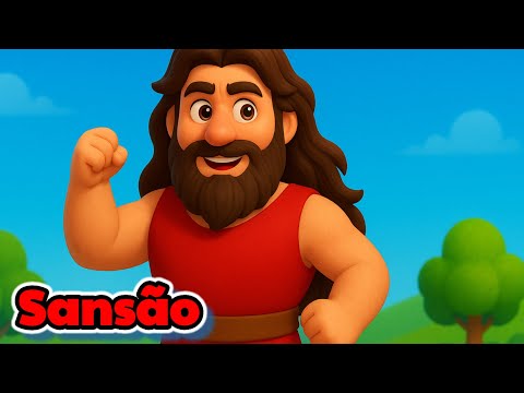 -Sansão – O Homem Mais Forte da Bíblia |MÚSICA Infantil Animada MÚSICA GOSPEL INFANTIL