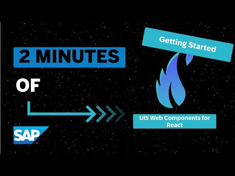 Getting Started with UI5 Web Components for React