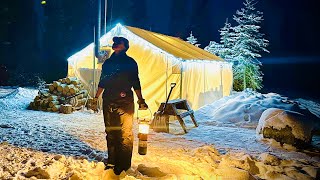 ESCAPE THE ORDINARY | WINTER CAMPING IN BITTER COLD |