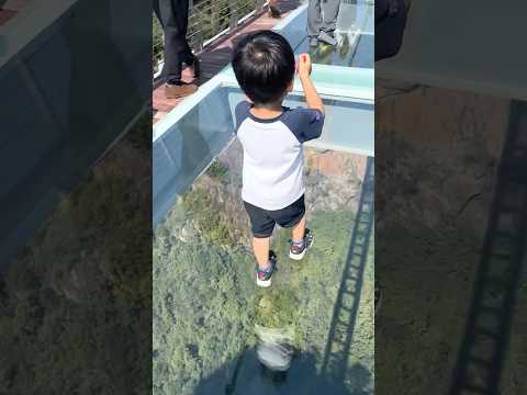 thử thách đi trên cầu kính 38