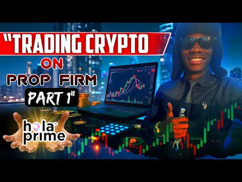 Trading Crypto on Prop Firm part 1 #Holaprime #FOREXLIVE #XAUUSD
