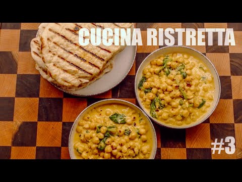 CURRY DI CECI E PANE VELOCE | CUCINA RISTRETTA