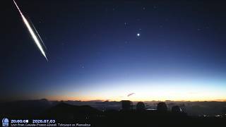 ハワイ・マウナケア星空ライブカメラ 2026年7月4 & 5日UTの流星ダイジェスト / Meteors over Maunakea, Hawaii, July4 & 5, 2026