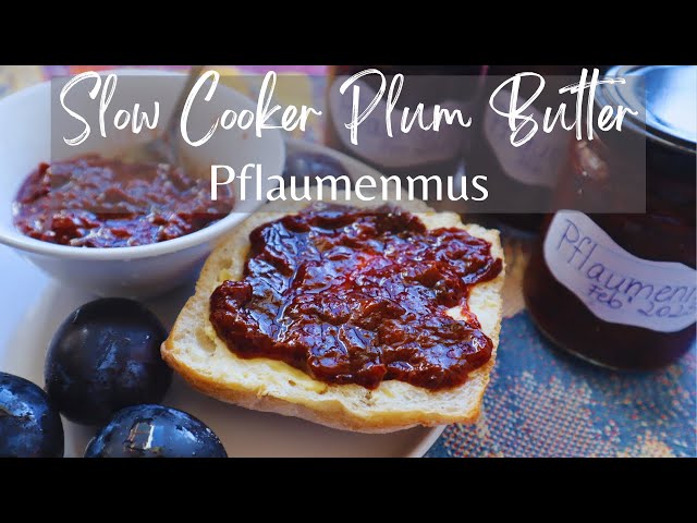 # Pflaumenmus #PlumButter
Prepare a delicious and easy German plum butter (Pflaumenmus) in a slow cooker. You will need Zwetschgen (also known as Damson, Italian, or Sugar plums), sugar, and cinnamon sticks.

Begin by washing and cutting the plums, then add the sugar and cinnamon sticks. After that, let the slow cooker do the rest of the work.

Enjoy the rich, homemade flavor!

Don't have a slow cooker/crockpot? Here is a great one on Amazon (#affiliatelink ): https://amzn.to/429JFis
I may earn a small commission if you purchase something through my link.

If you enjoy my videos and would like to support me, you can now buy me a coffee at https://buymeacoffee.com/sweetascooking

I would love for you to join my channel membership to get access to perks:
https://www.youtube.com/channel/UCxAip8ro6KnKc26Xmed0I2g/join

Please remember, if you liked this video:

👍 Give it a 'Thumbs Up'

WRITE A COMMENT or ask me a question about the recipe. I will be more than happy to answer. 
It would be also great to know which country you are watching from.

📢 Share this video with your friends and family,

Subscribe to my channel and hit the bell so you won't miss a new video with more easy-to-follow step-by-step cooking tutorials.

Thank you so much for your time! I appreciate every single one of you

Sweet As Cooking everyone. Anke Xx

---------------------------------------------------------------------------------------------------------------------
Here is the equipment I use to make my videos.

 Please note these links are affiliate links. I may be paid a small commission from Amazon and other affiliate partners for eligible purchases.

Canon EOS M50: https://amzn.to/3P1Ga4a
lighting: https://amzn.to/3bIsJIb
tripod: https://amzn.to/3yaet2p
microphone: https://amzn.to/3NCSmHx
Video editing: InVideo: invideo.sjv.io/yR36J3