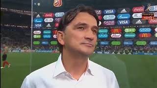 Zlatko Dalić - Croatian Coach - Post Match Interview - Croatia vs England World Cup Semi Final