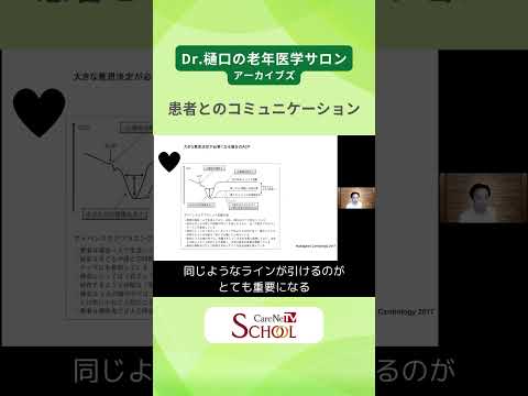 患者とのコミュニケーション:ACPはもう古い⁉ よりよい意思決定のためのコミュニケーションスキル/Dr.樋口の老年医学オンラインサロン アーカイブズ