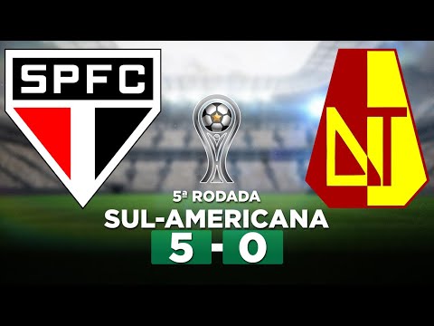 SÃO PAULO 5 x 0 TOLIMA Sul-Americana 2023 5ª Rodada | Narração