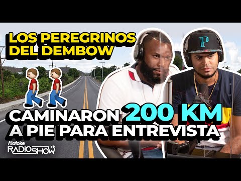 CAMINARON 200 KILOMETROS A PIE PARA UNA ENTREVISTA EN ALOFOKE RADIO SHOW (LOS PEREGRINOS DEL DEMBOW)