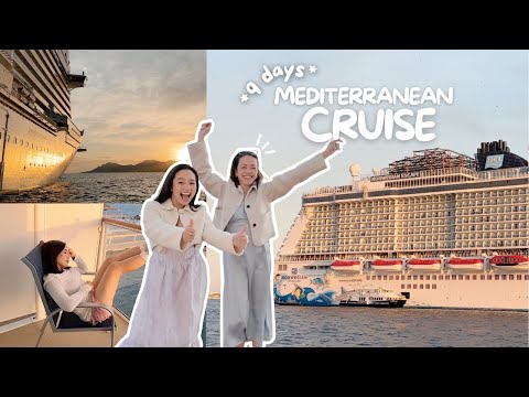 reunited with my mom and boyfriend for our dream 9-day mediterranean cruise, ship tour & more!