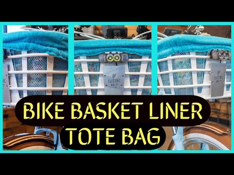 Bike basket liner - fits all baskets #totebage