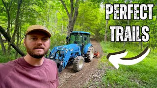 Making Perfect Trails Through The Woods