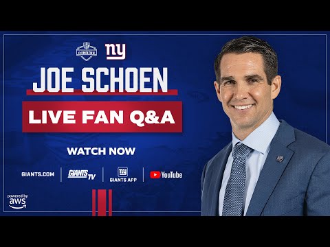 LIVE: GM Joe Schoen Fan Q&A | New York Giants video clip